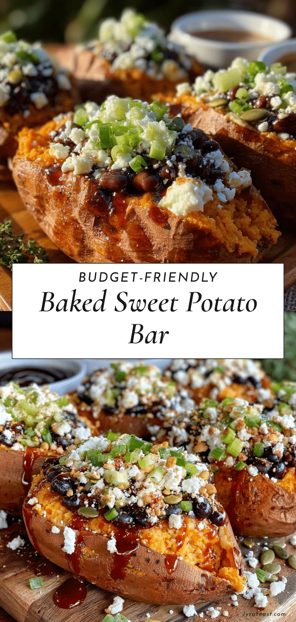 baked sweet potato bar recipe