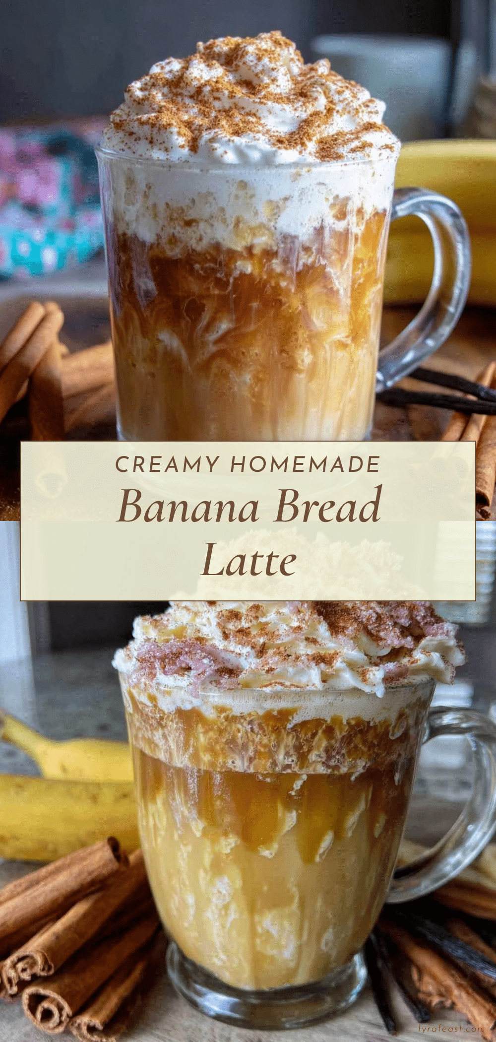 banana bread latte recipe