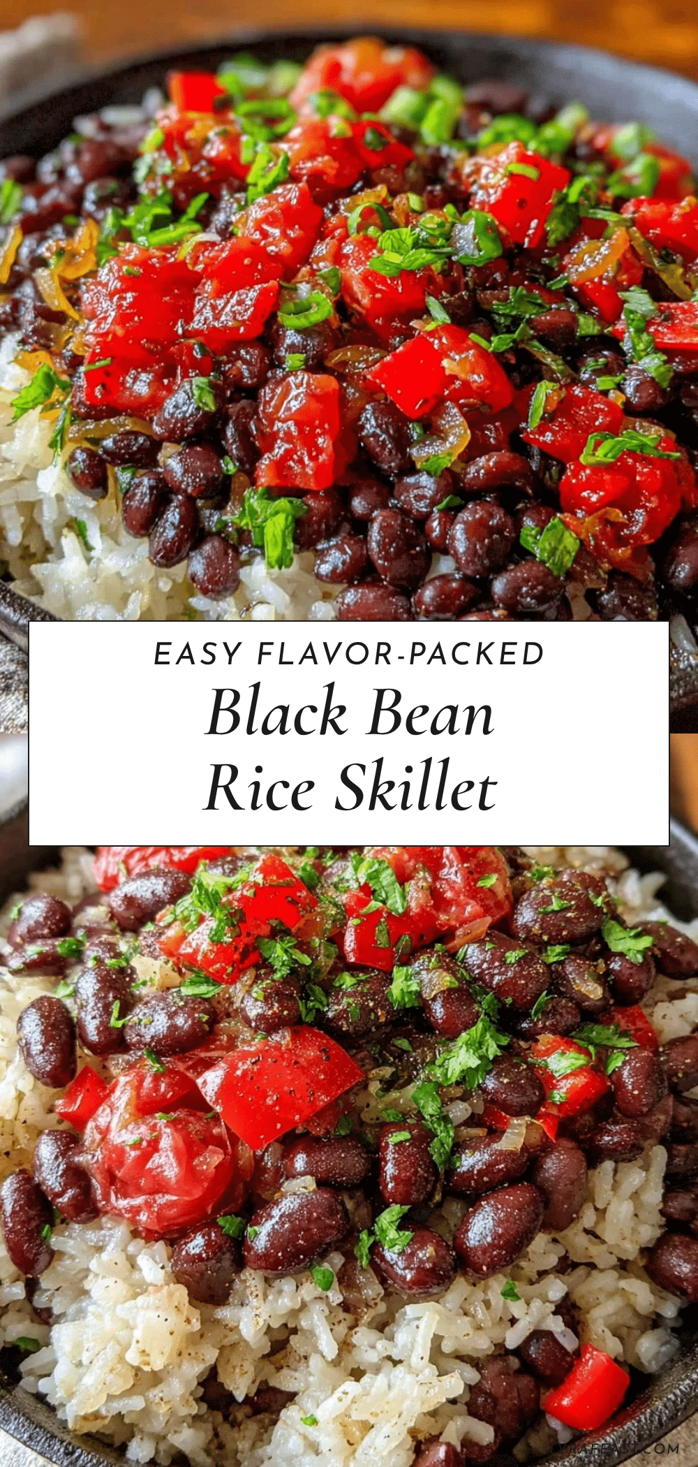 black bean and rice skillet recipe recipe