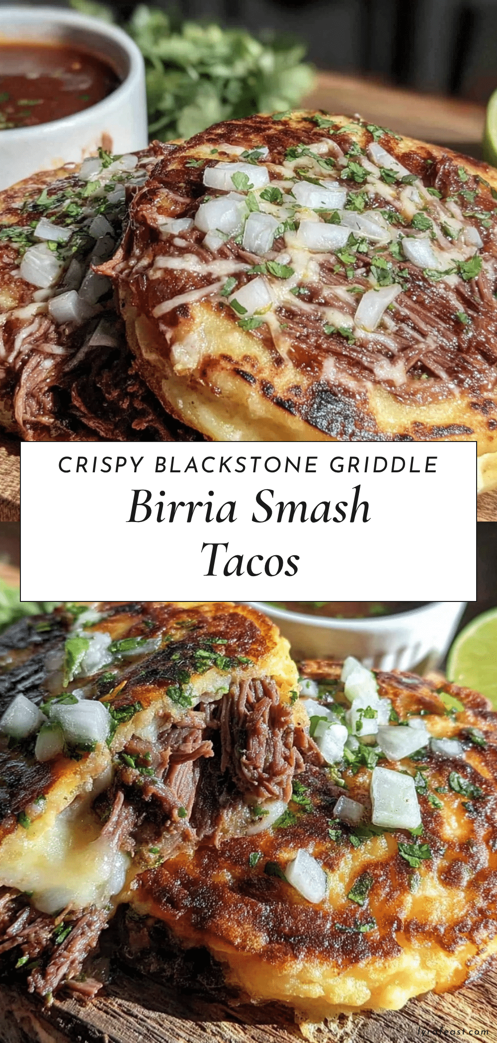 blackstone griddle smash tacos recipe
