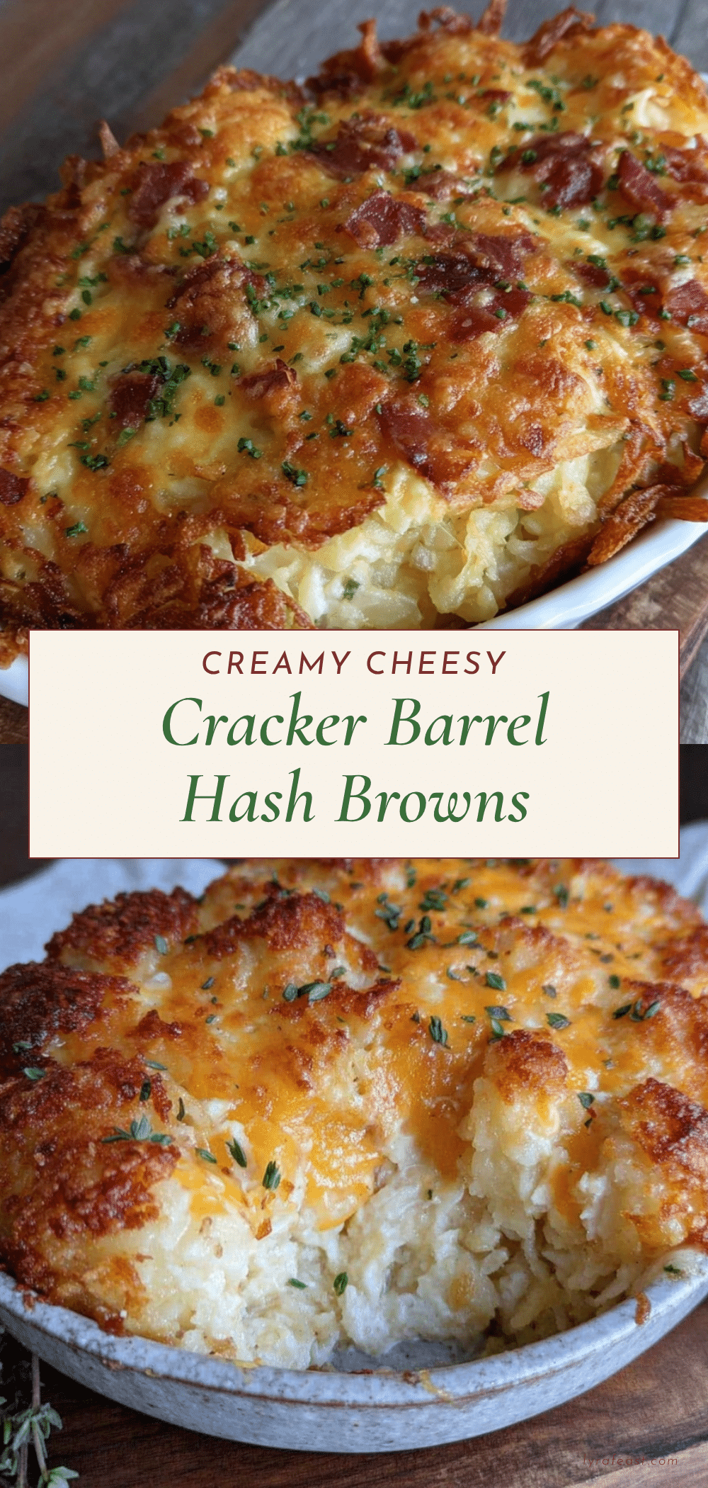 cheesy cracker barrel hash brown casserole recipe