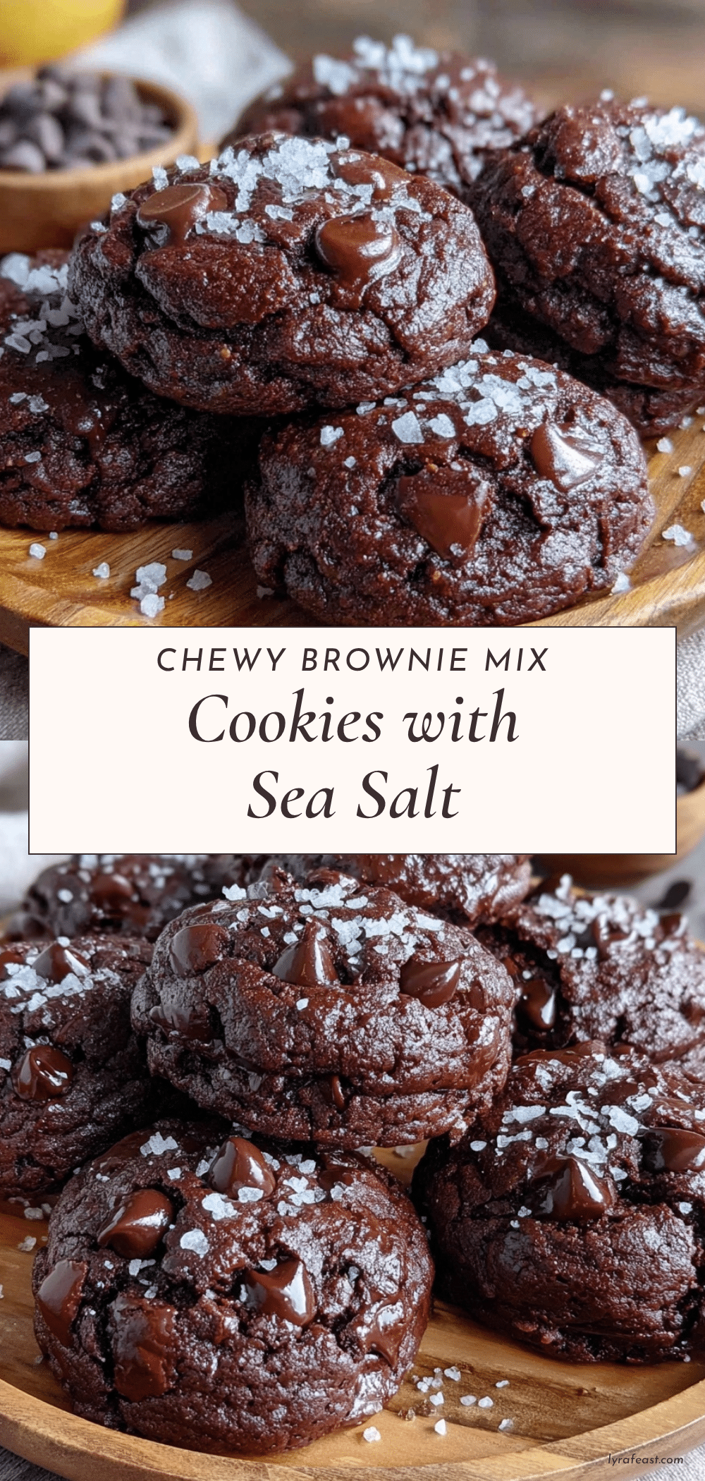 chewy brownie mix cookies recipe