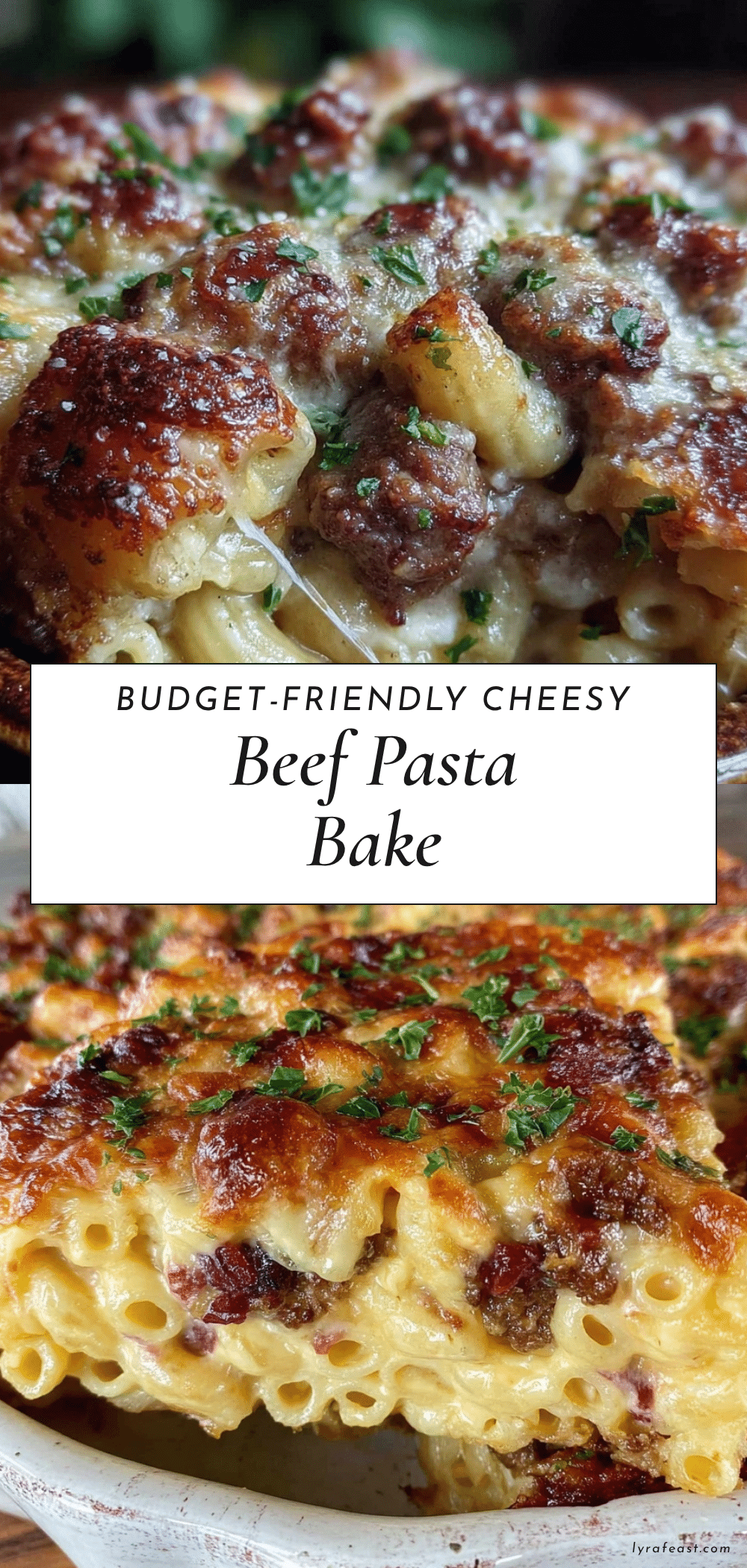 cozy poor mans pasta bake recipe