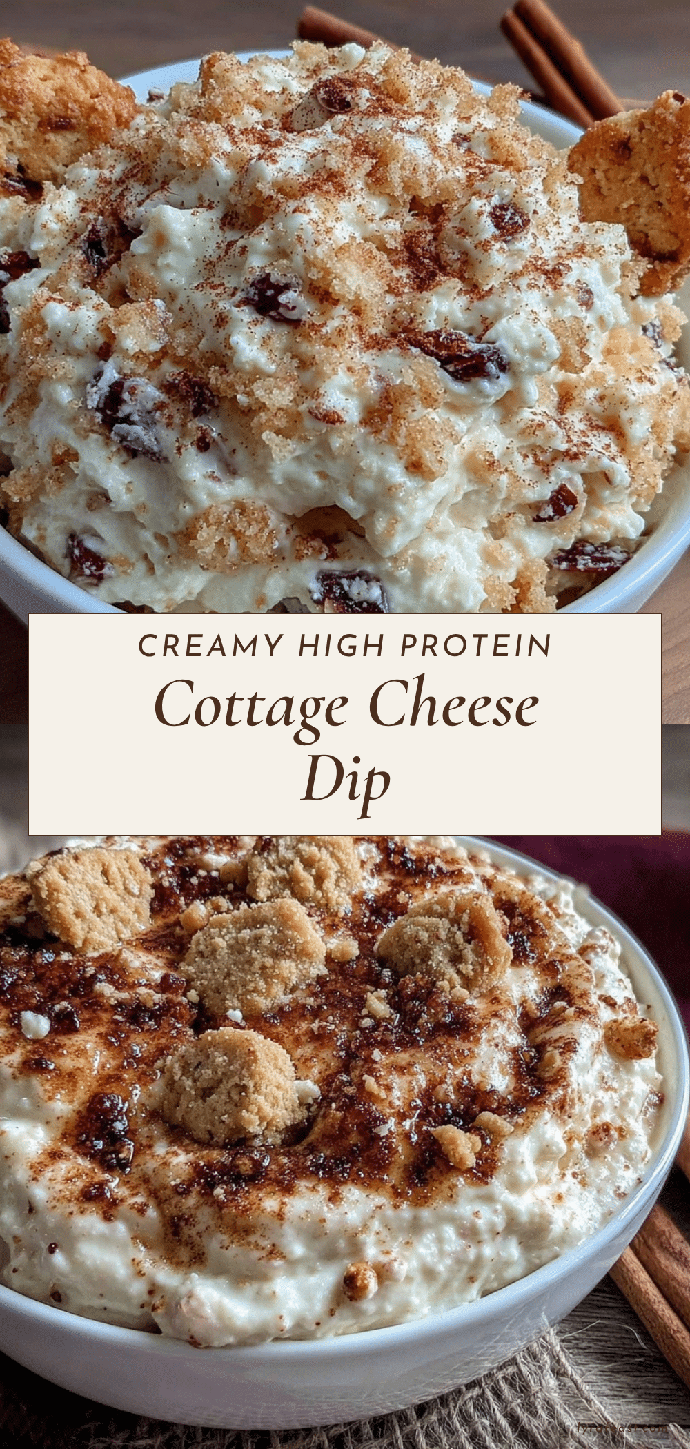 creamy high protein cottage cheese cookie dough dip recipe