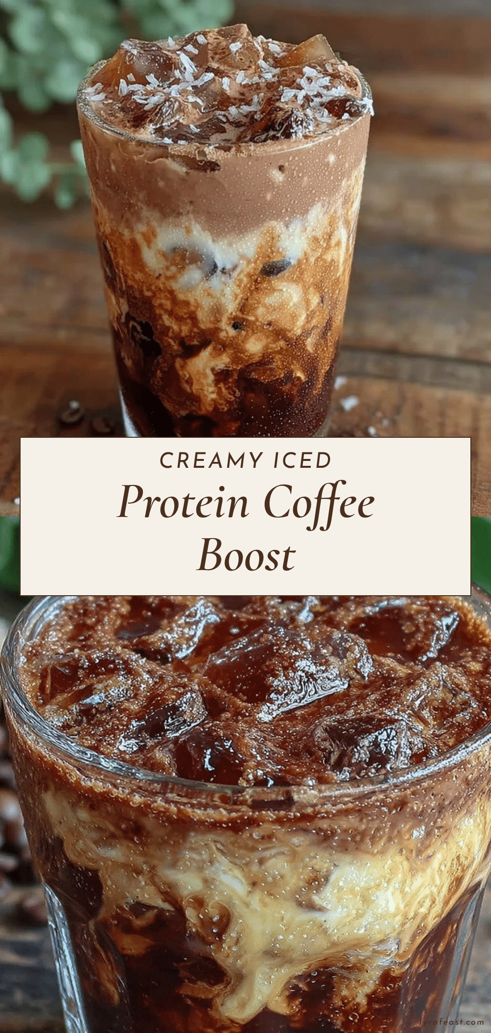 creamy iced protein coffee recipe