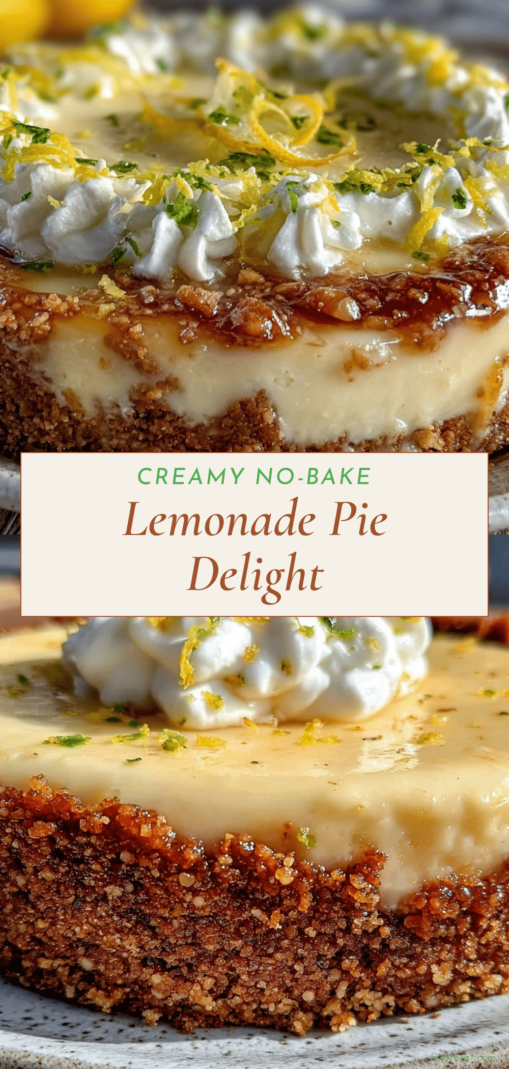 creamy no-bake lemonade pie recipe