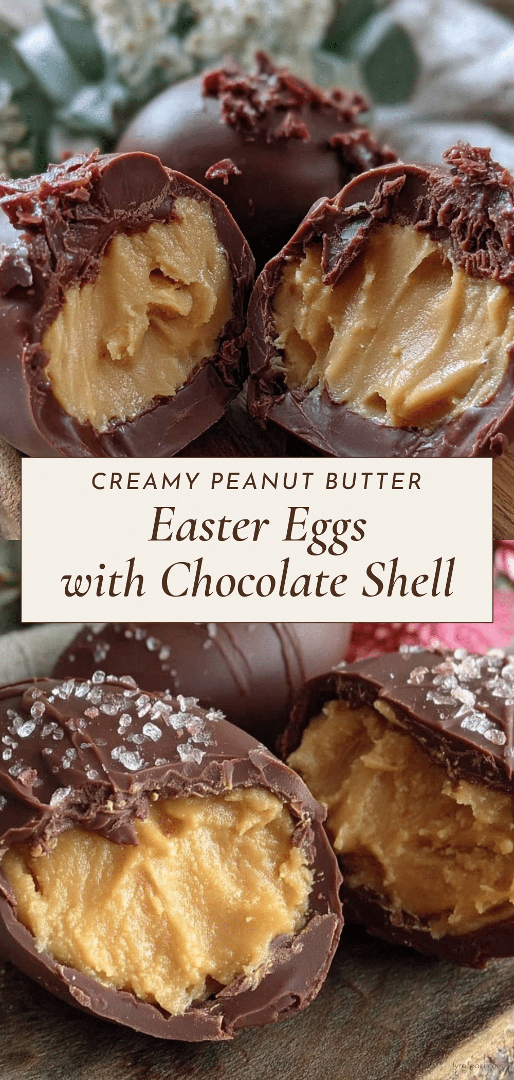 creamy peanut butter Easter eggs recipe
