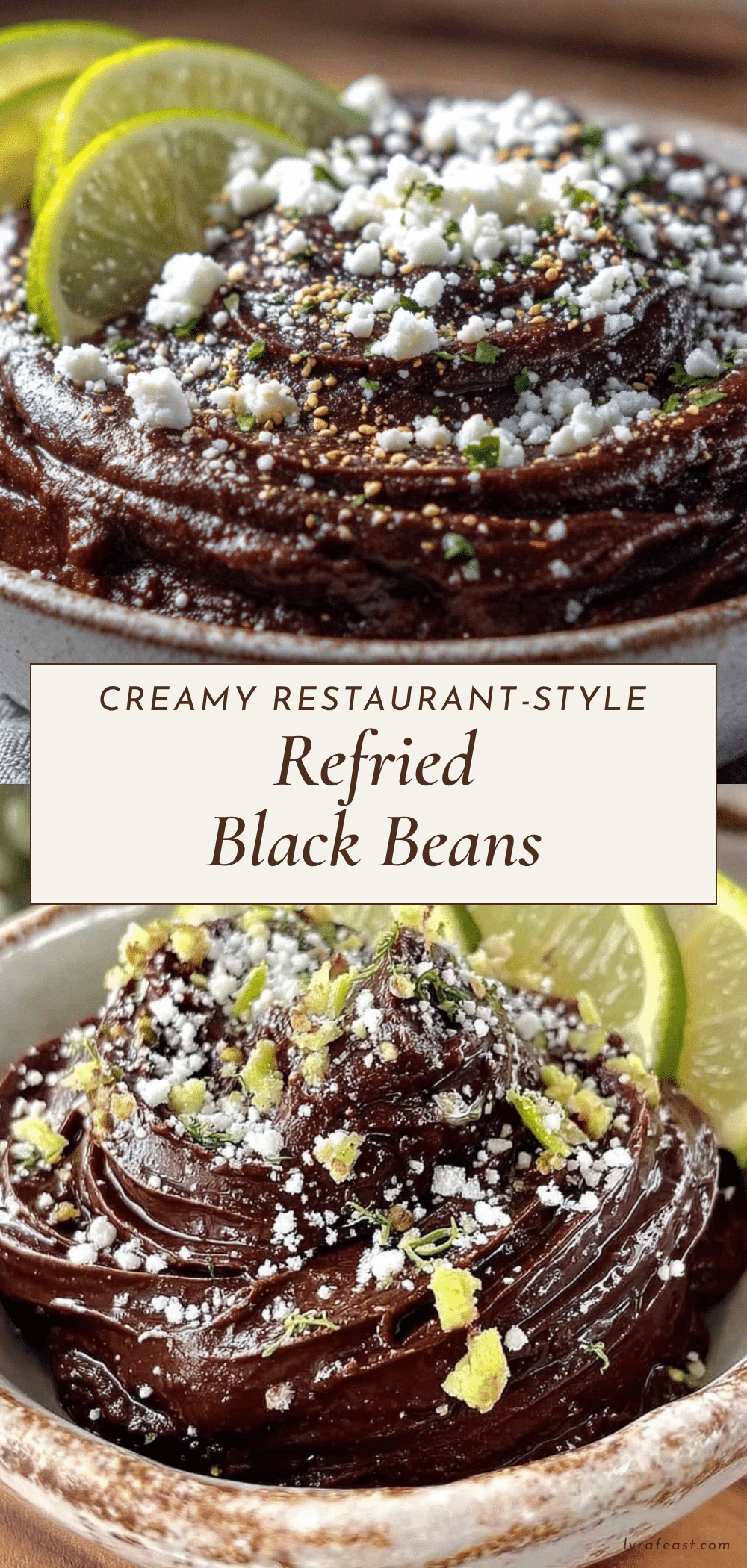 creamy refried black beans recipe