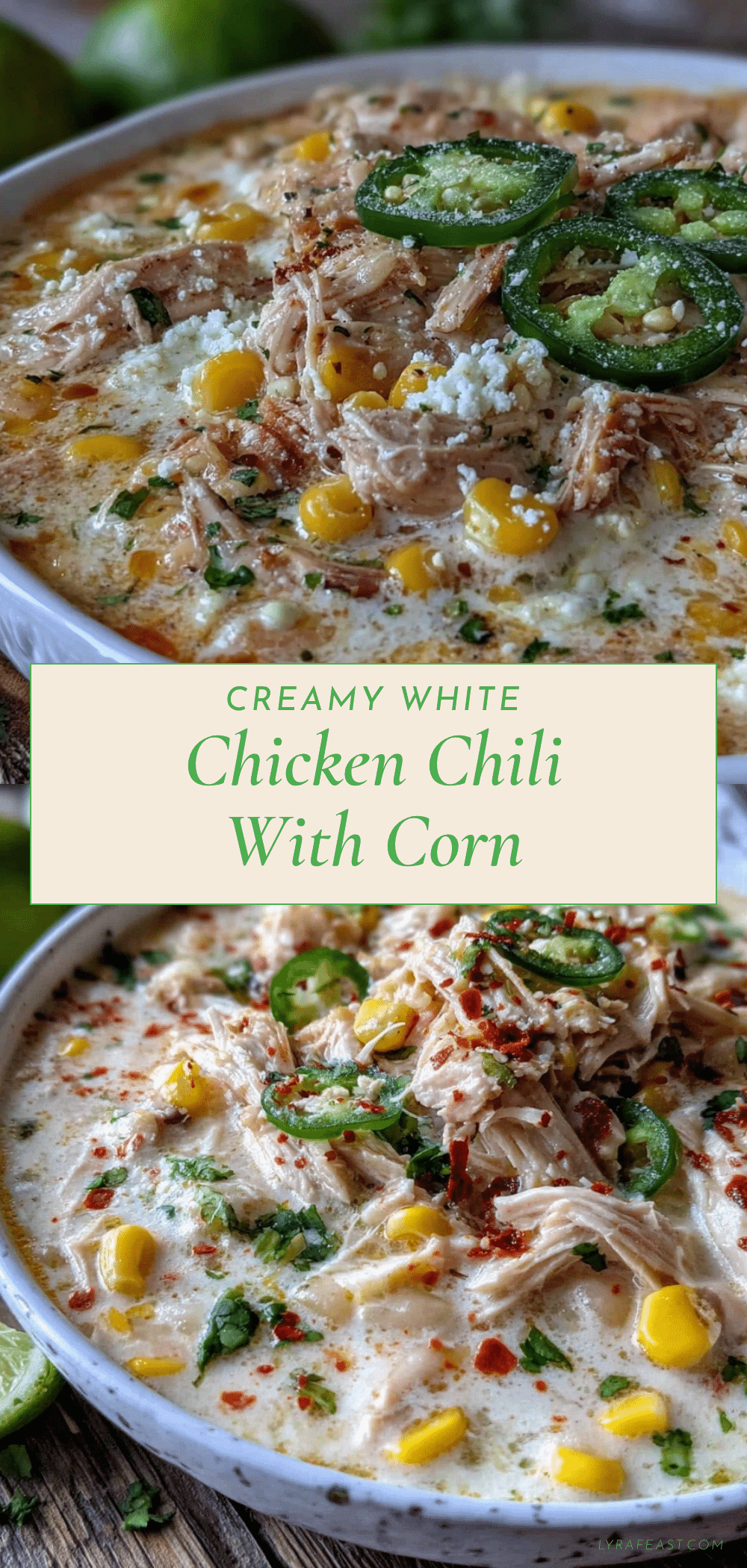 creamy white chicken chili recipe