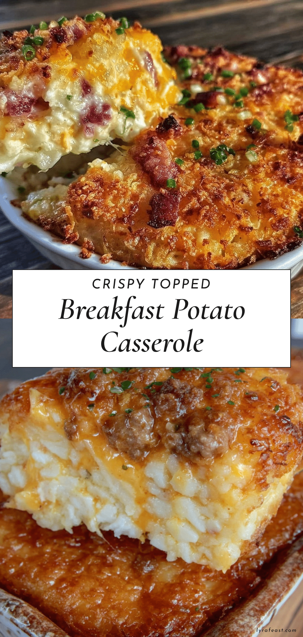 crispy breakfast potato casserole recipe