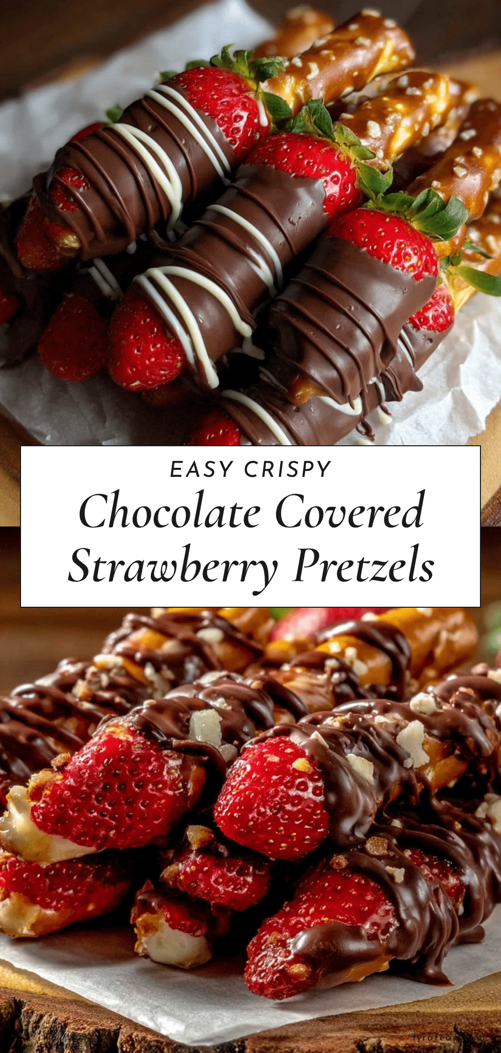 crispy chocolate covered strawberry pretzel rods recipe