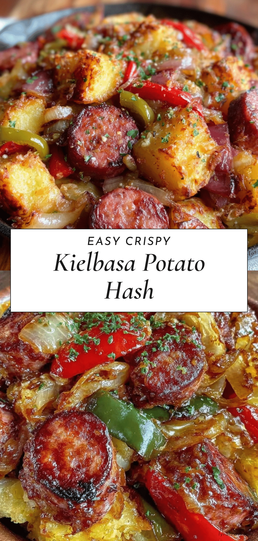 crispy kielbasa and potato hash recipe