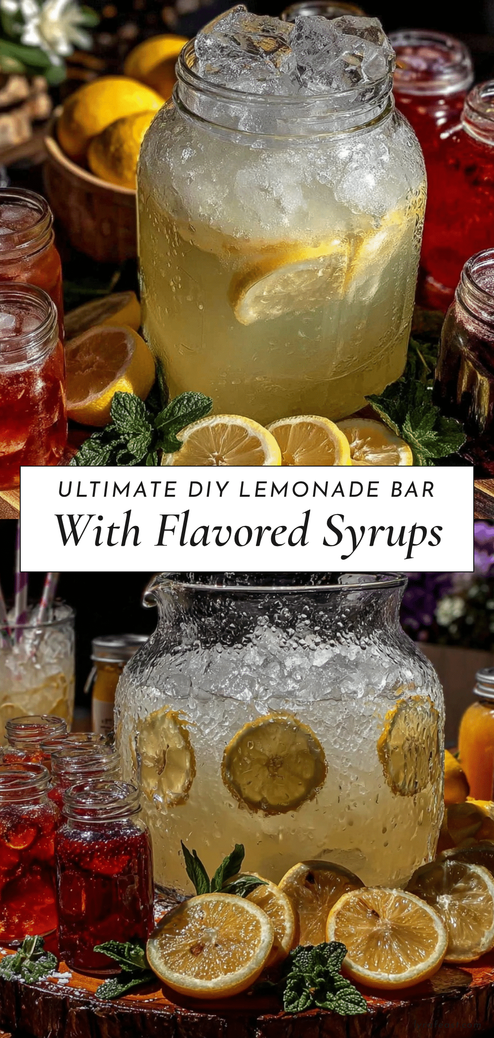 DIY lemonade bar recipe