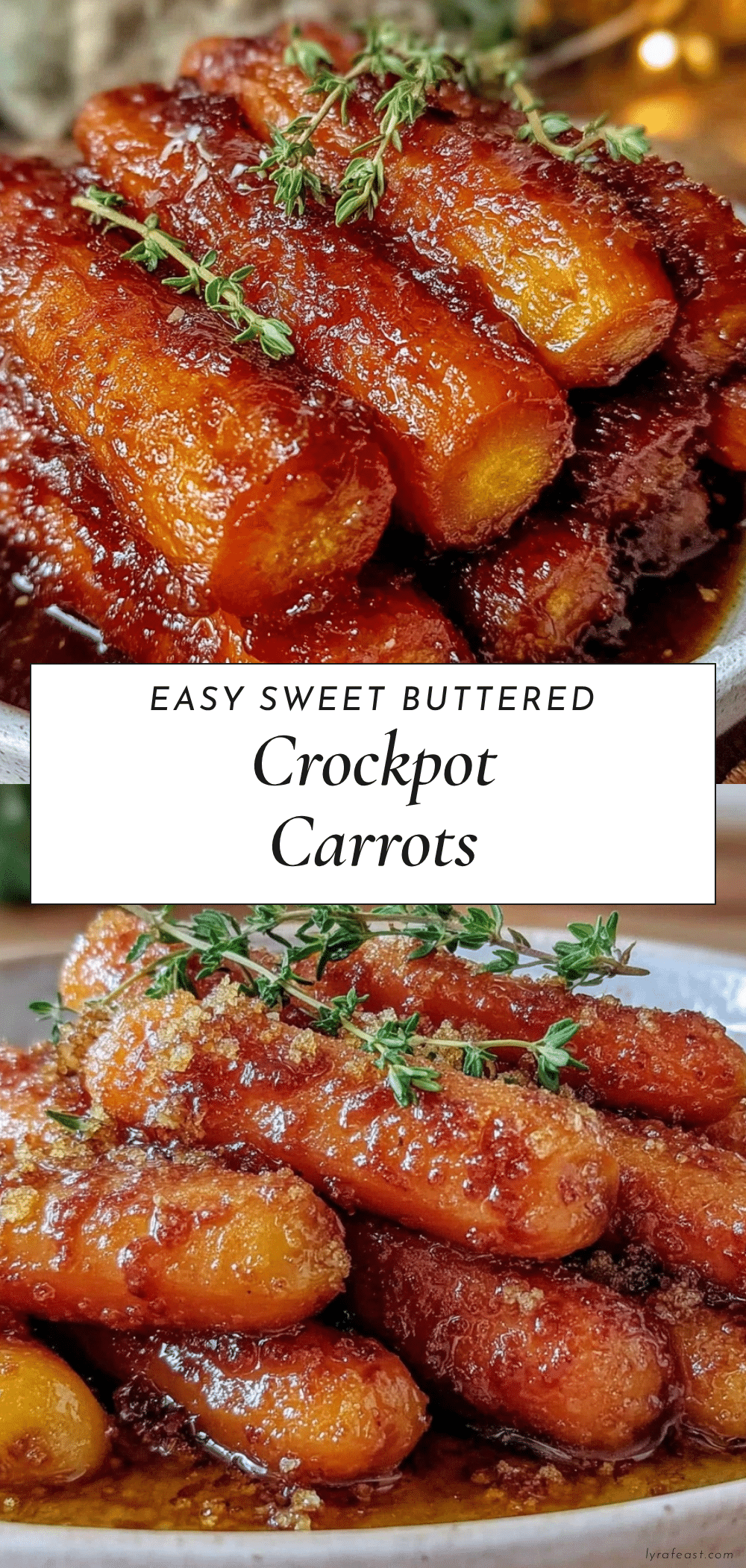 dump-and-go crockpot glazed carrots recipe