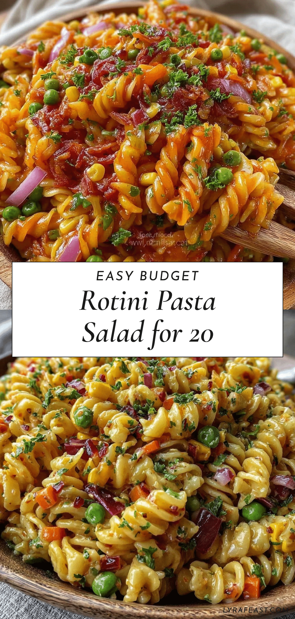 easy budget crowd pasta salad recipe