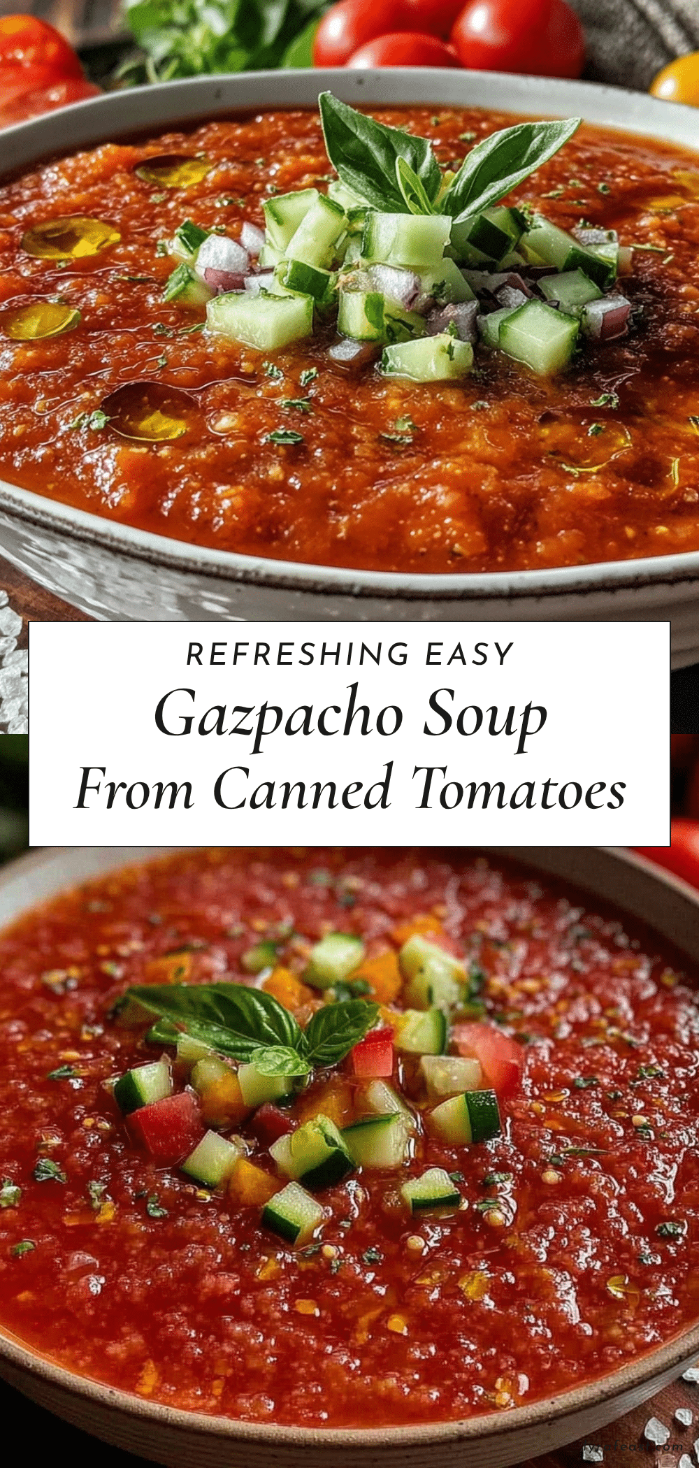 easy cold gazpacho soup recipe