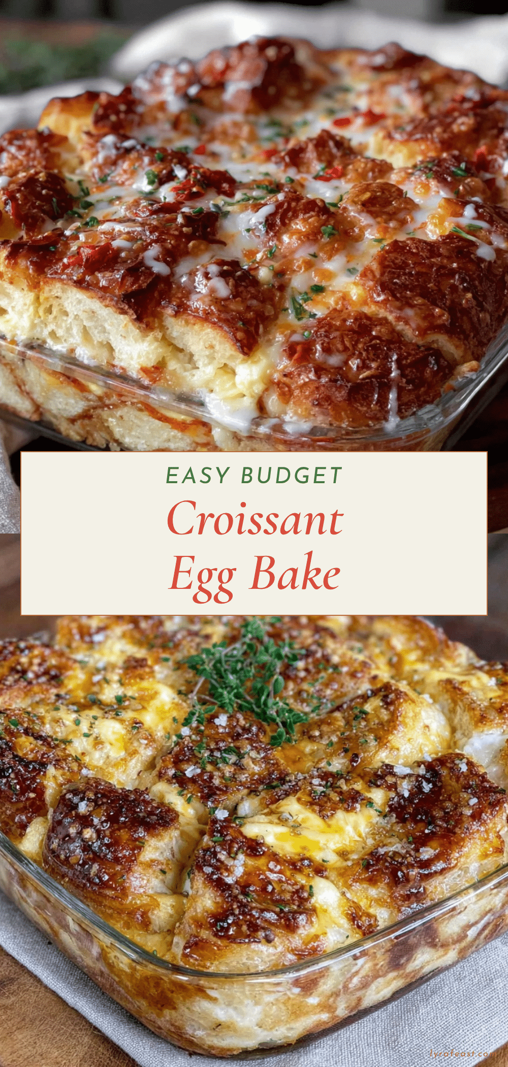 easy croissant egg bake recipe