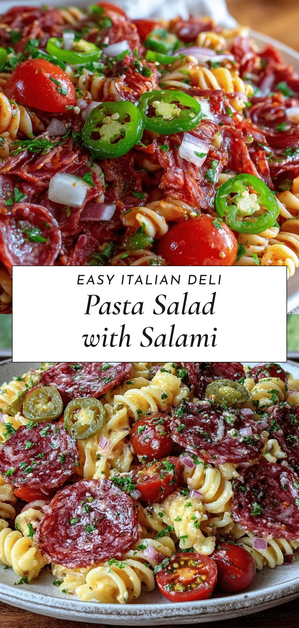 easy italian deli pasta salad recipe