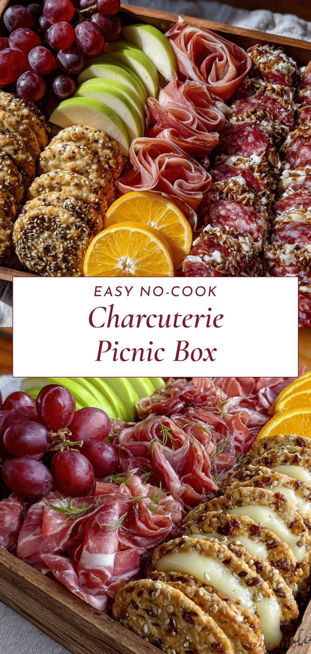Easy No-Cook Charcuterie Picnic Box recipe