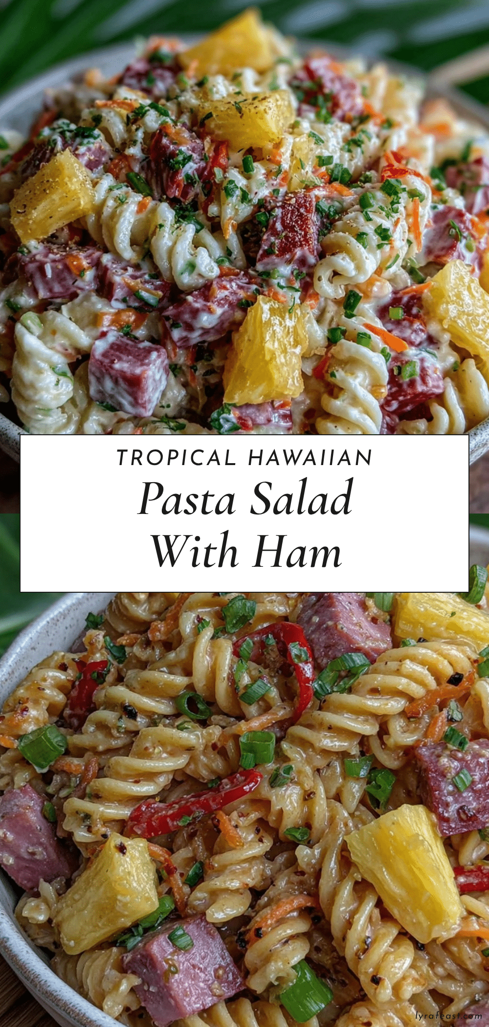 fresh hawaiian pasta salad recipe