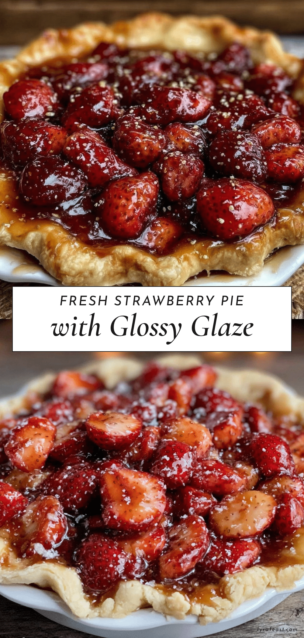 fresh homemade strawberry pie recipe