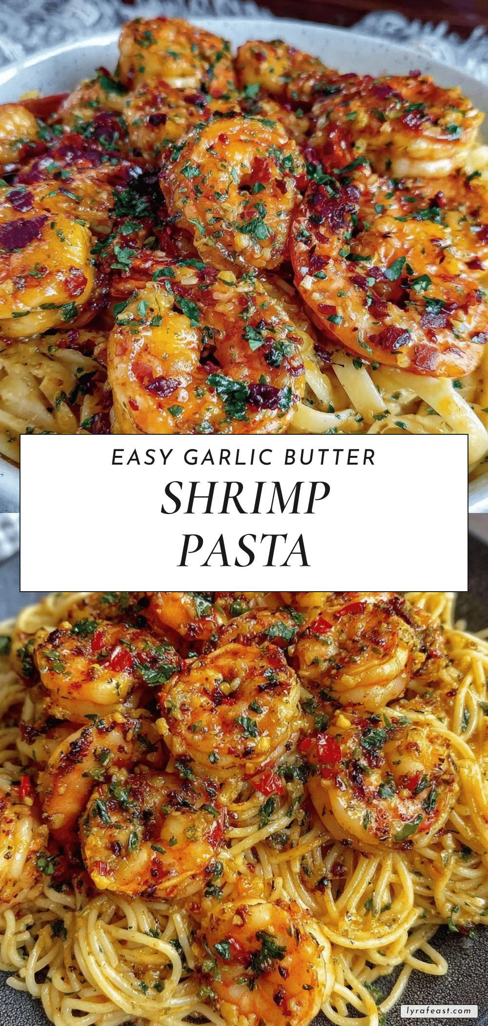 garlic butter frozen shrimp pasta recipe