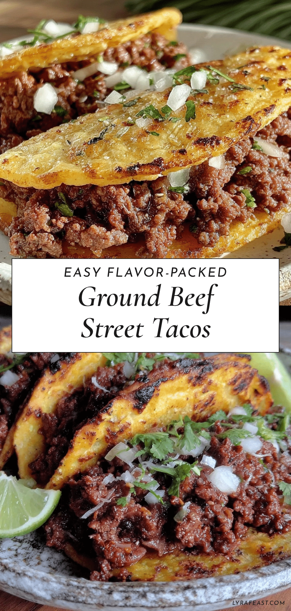ground beef street tacos recipe