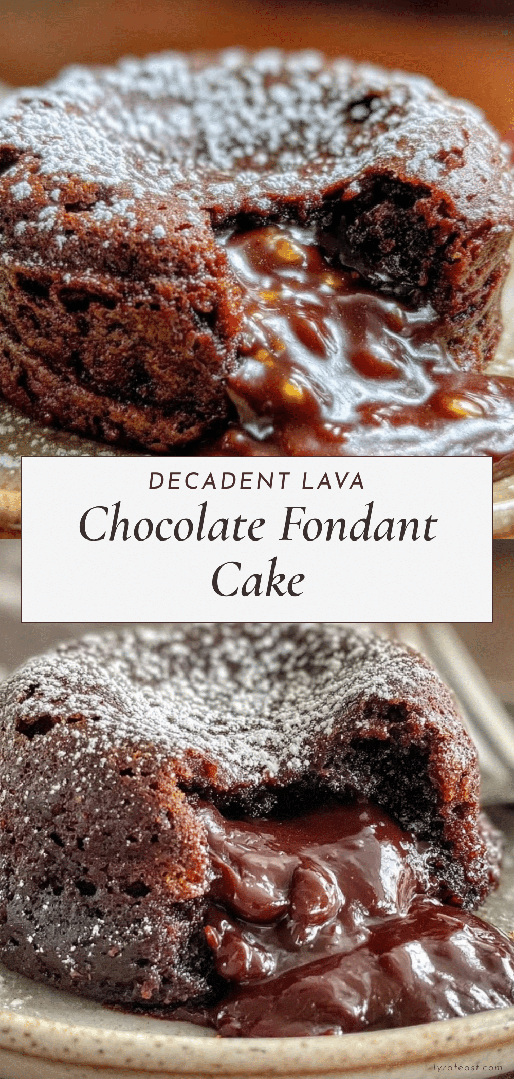 lava chocolate fondant cake recipe