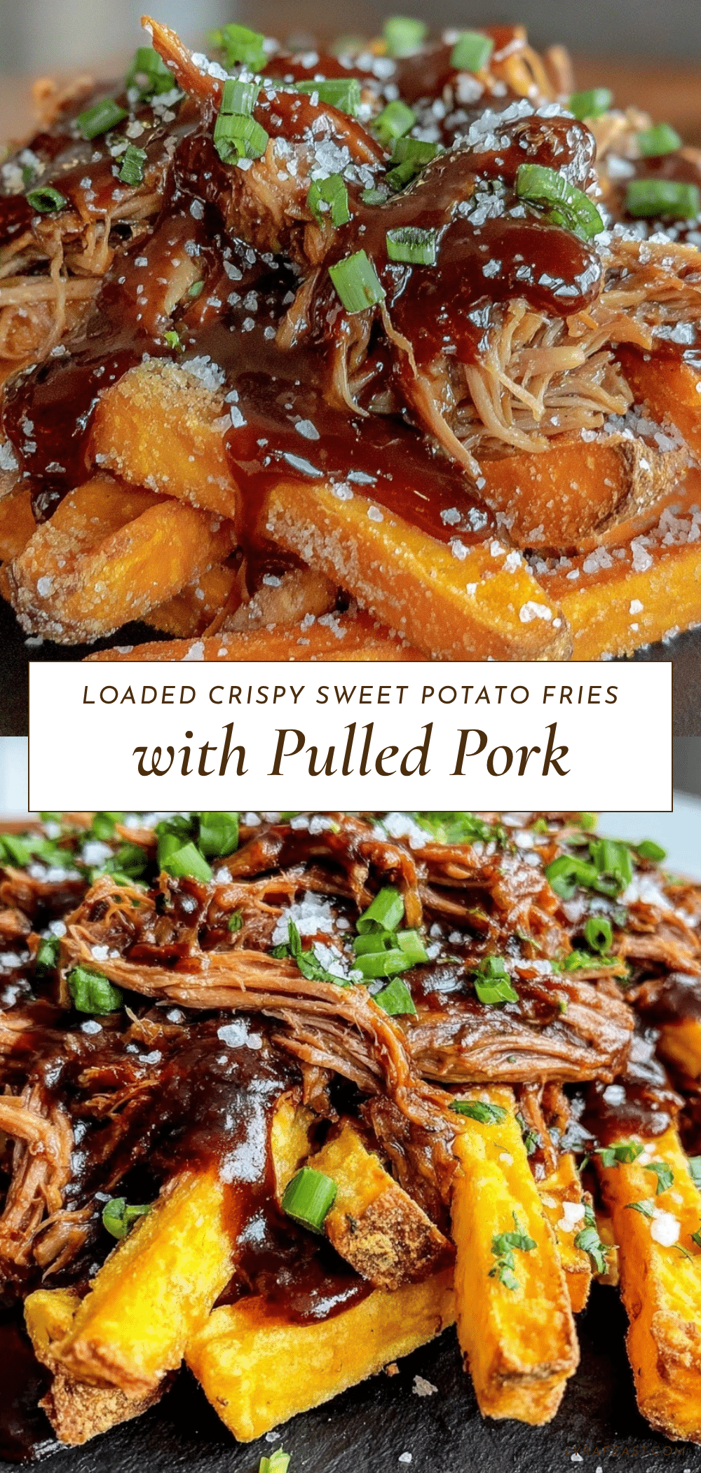 loaded sweet potato fries with pulled pork recipe