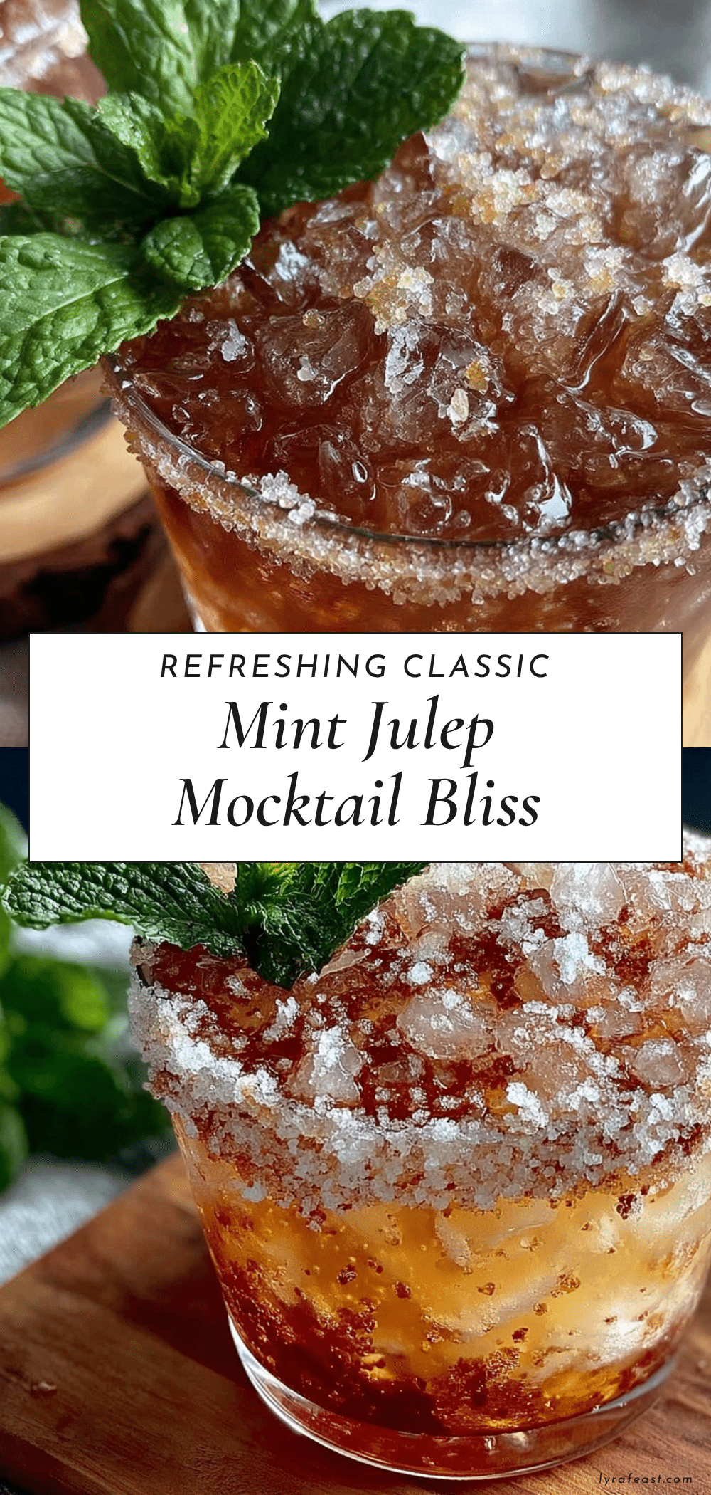 mint julep mocktail recipe