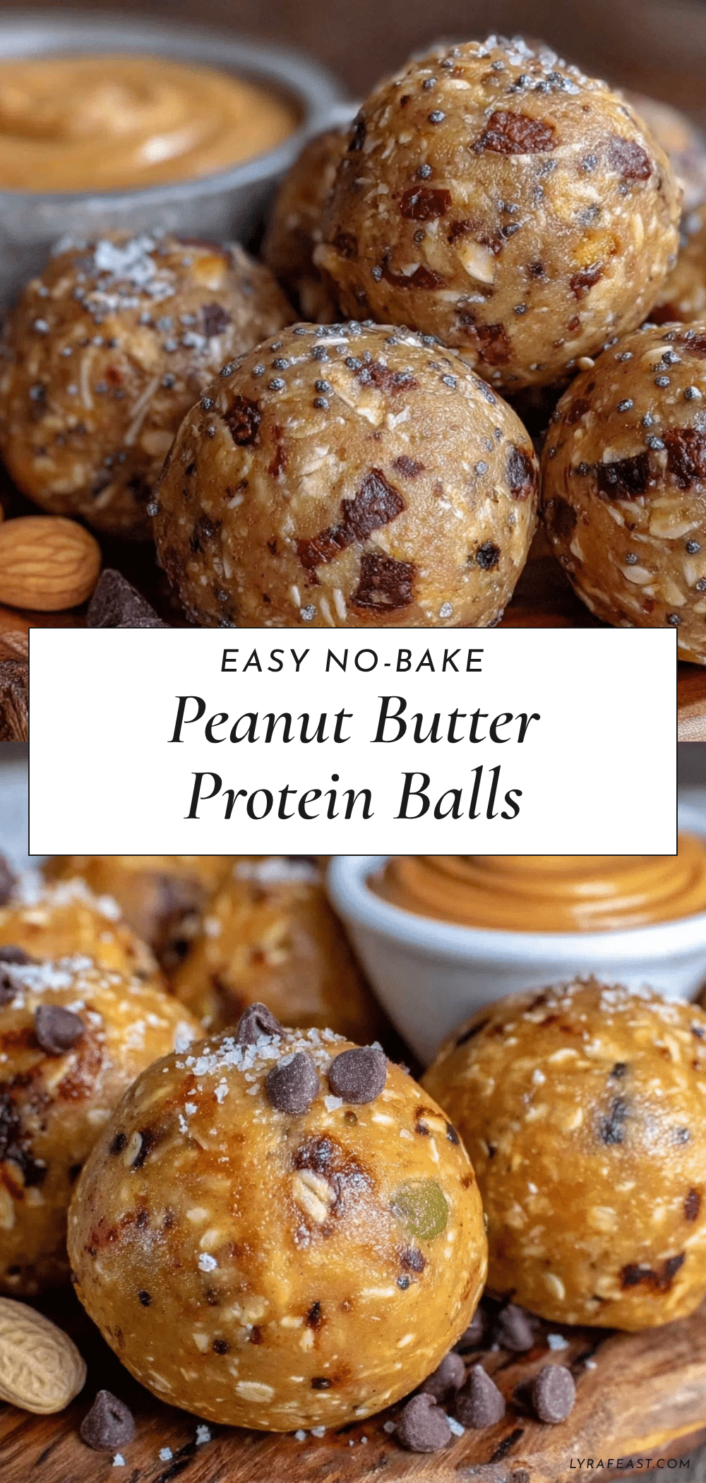 no-bake peanut butter protein balls recipe