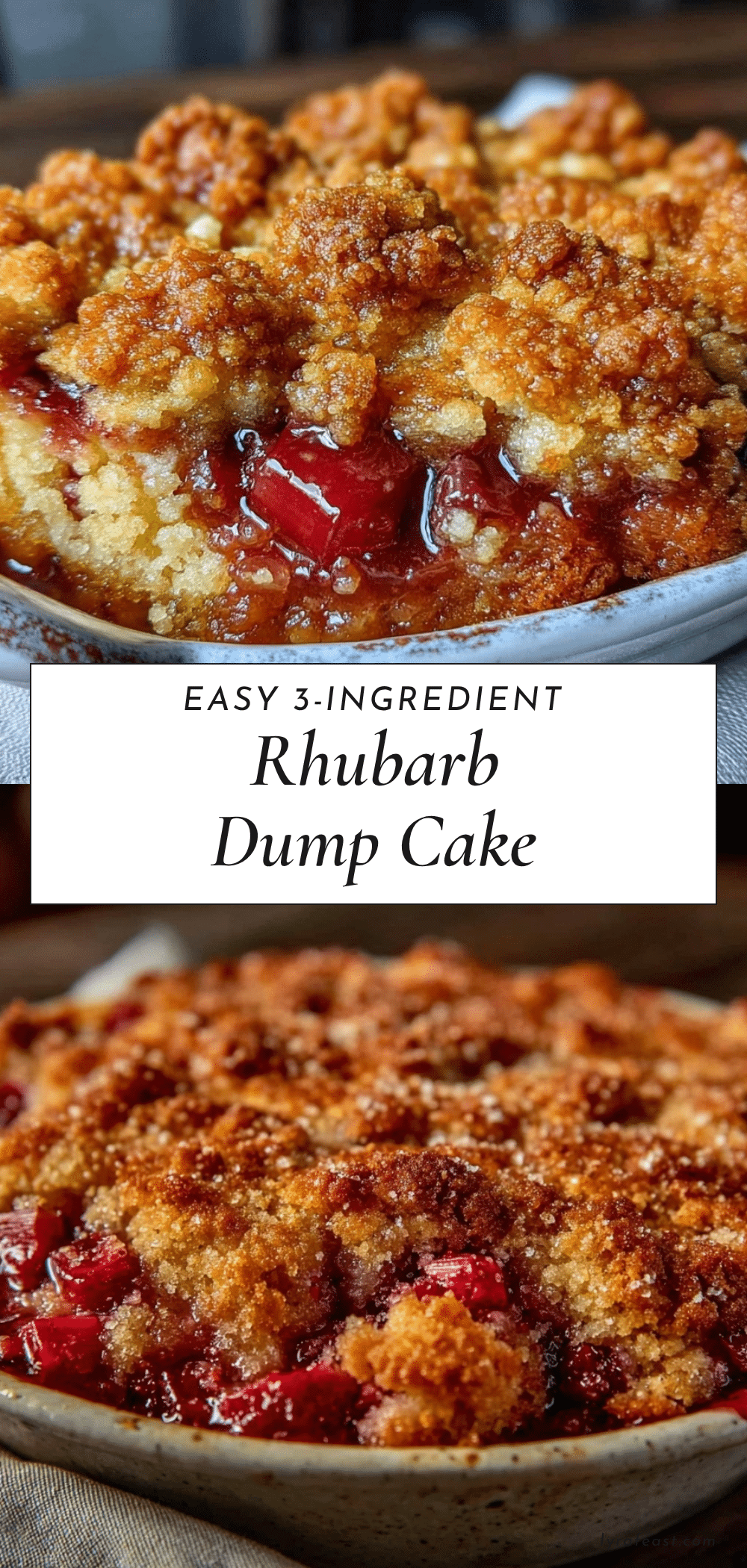 rhubarb dump cake recipe recipe