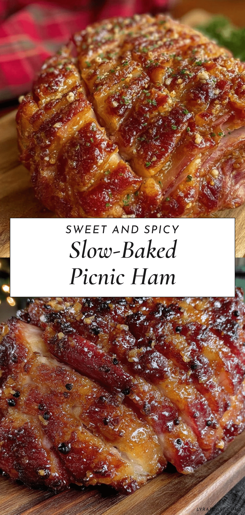 slow-baked bone-in picnic ham recipe