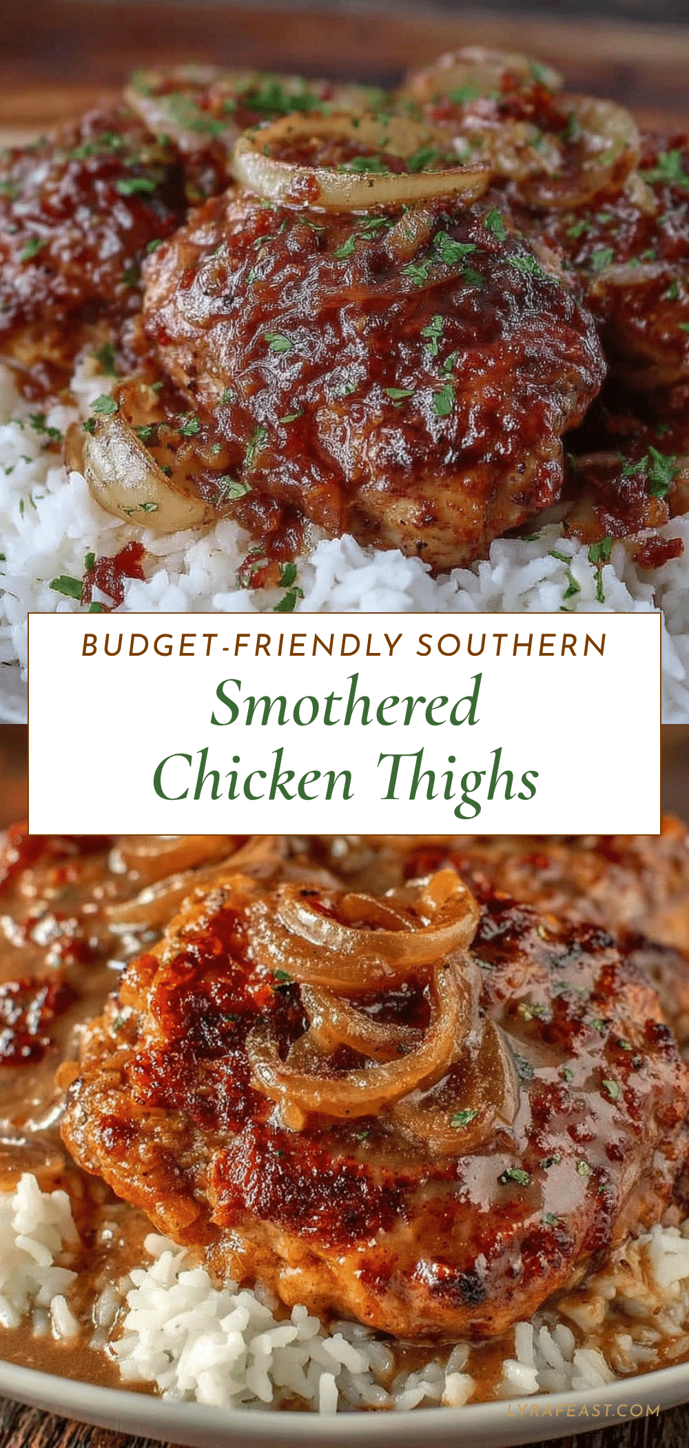southern smothered chicken thighs recipe