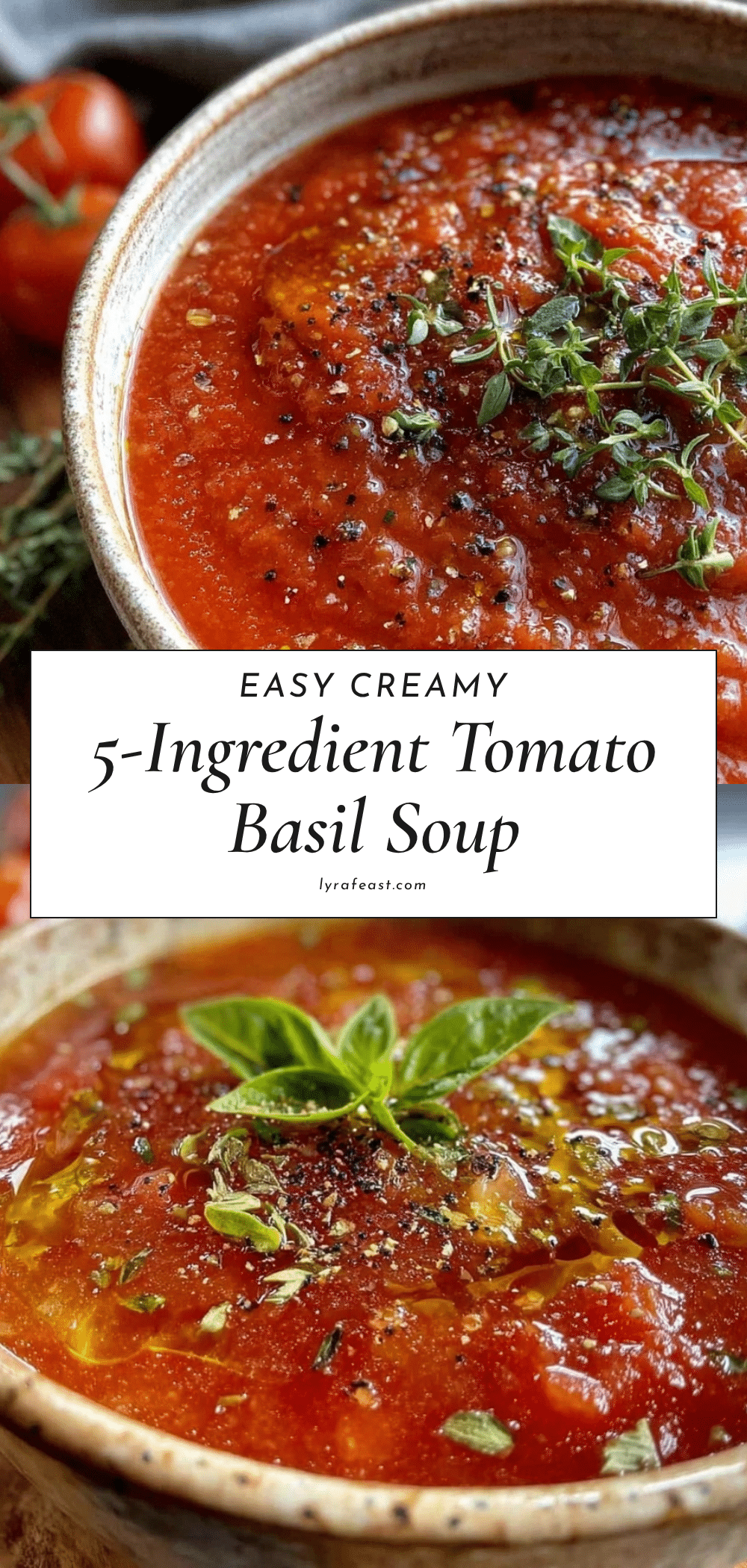summer tomato basil soup recipe