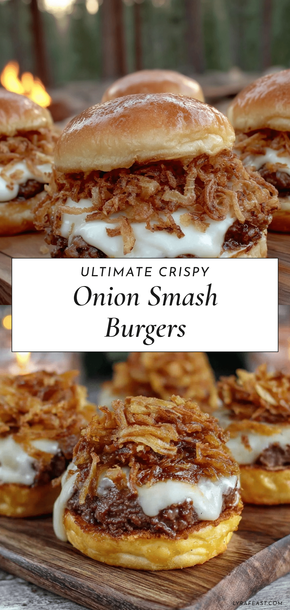 Blackstone Griddle Smash Burgers recipe