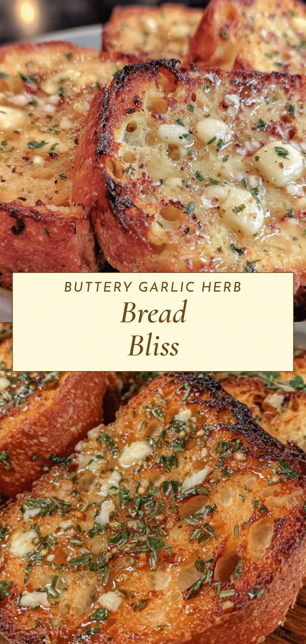 Buttered Garlic Herb Bread recipe