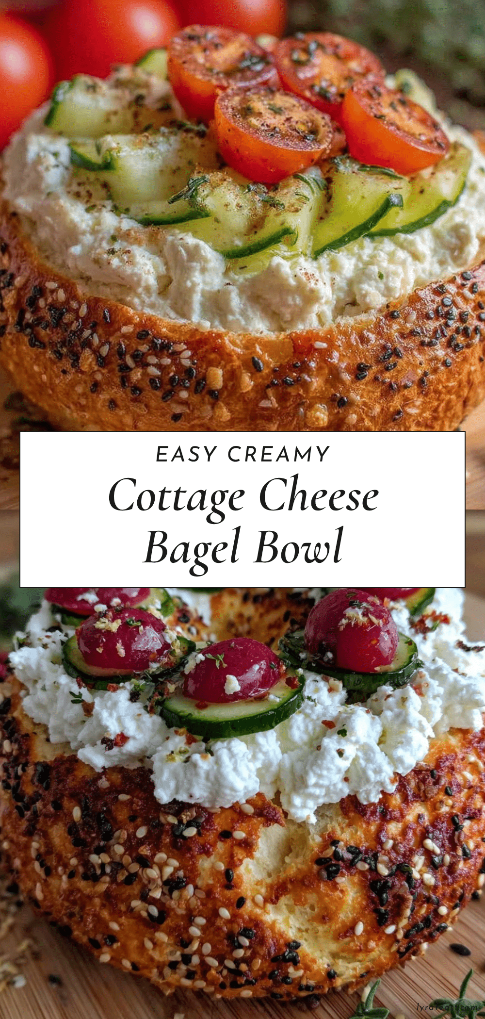 cottage cheese everything bagel snack bowl recipe