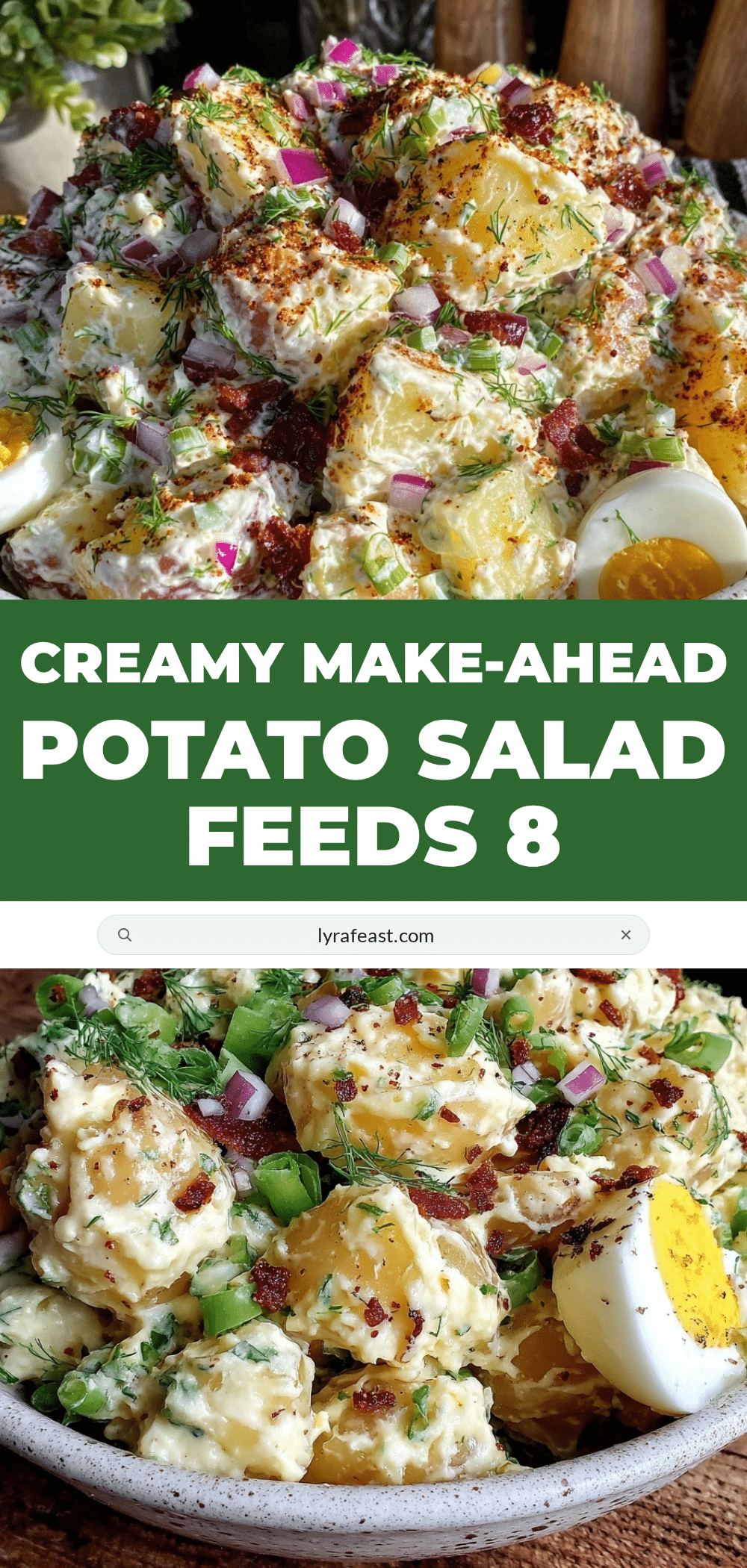 creamy make-ahead potato salad recipe