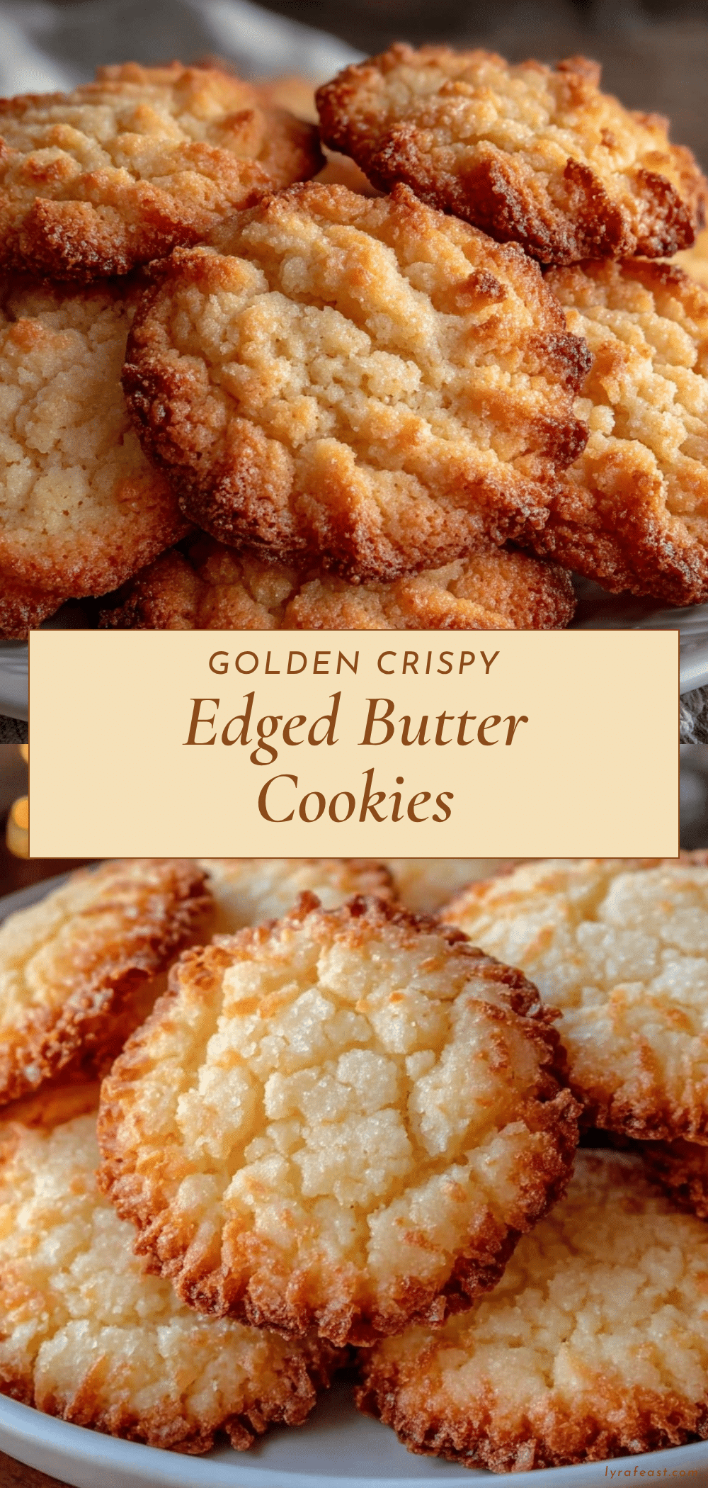 crispy golden condensed milk butter cookies recipe
