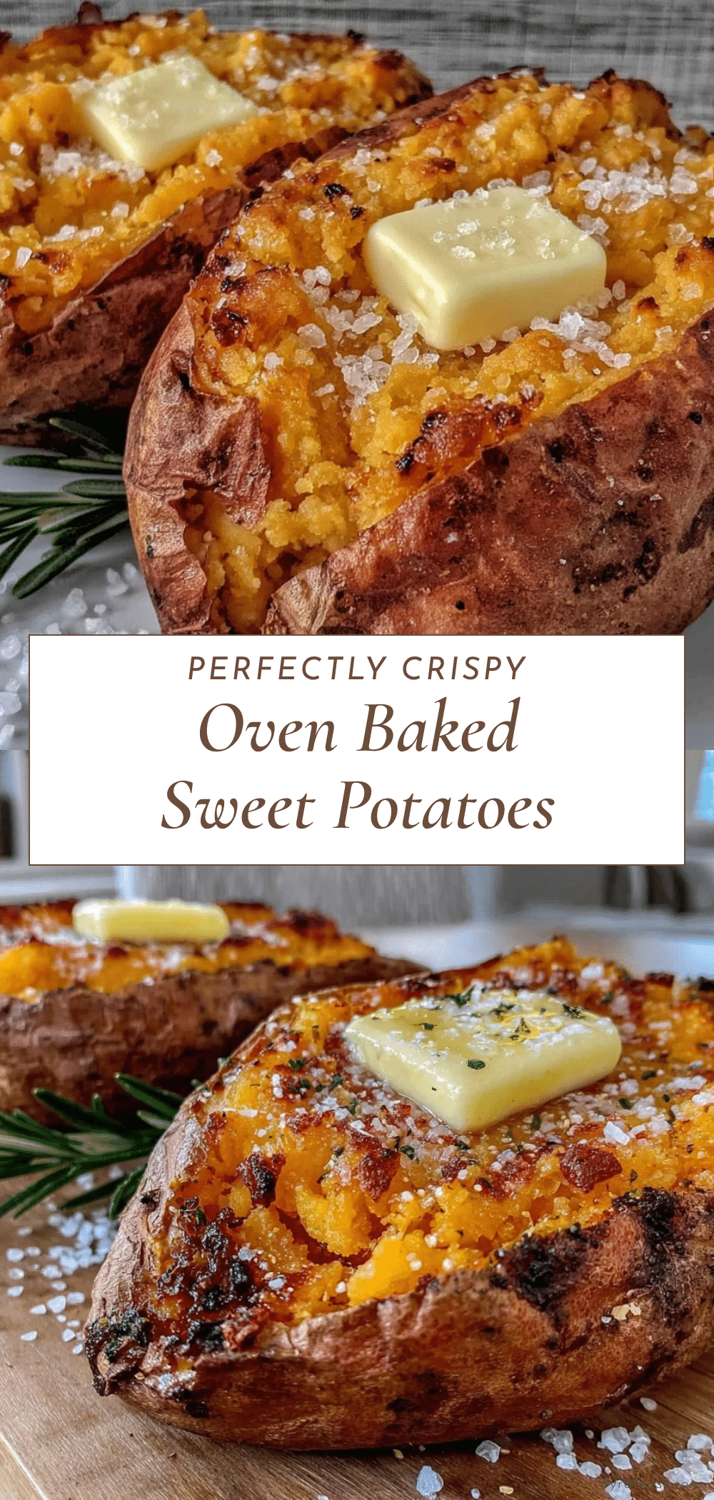 crispy oven baked sweet potatoes recipe