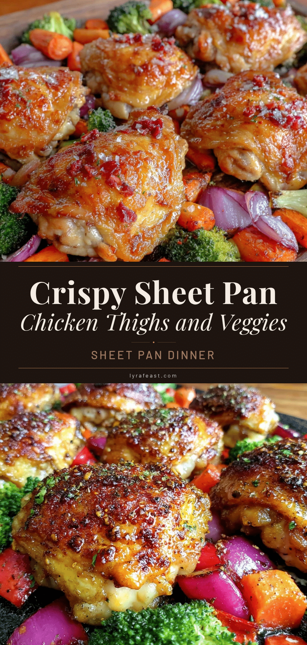 crispy sheet pan chicken thighs recipe
