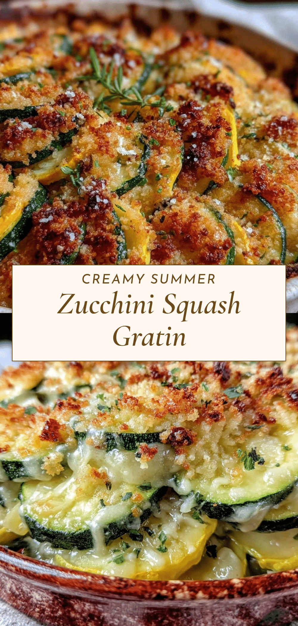 crispy summer zucchini and yellow squash gratin recipe