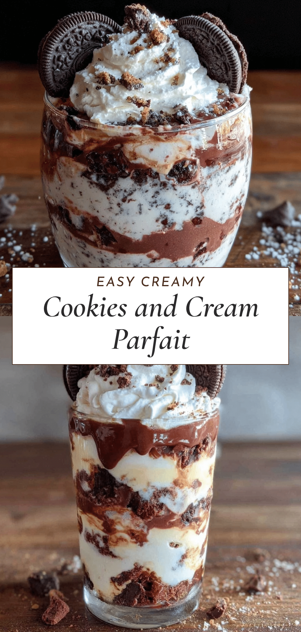 easy creamy cookies and cream parfait recipe