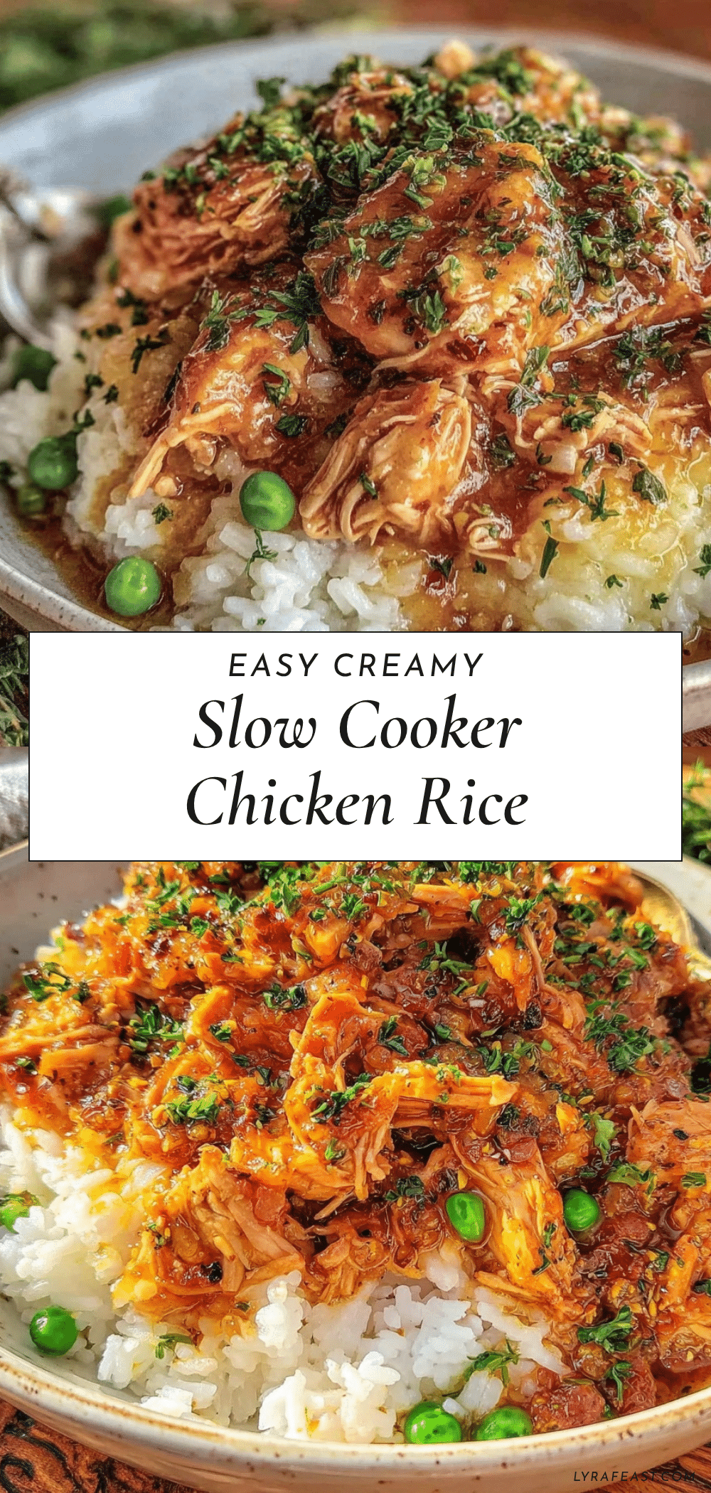 easy creamy slow cooker chicken and rice recipe recipe