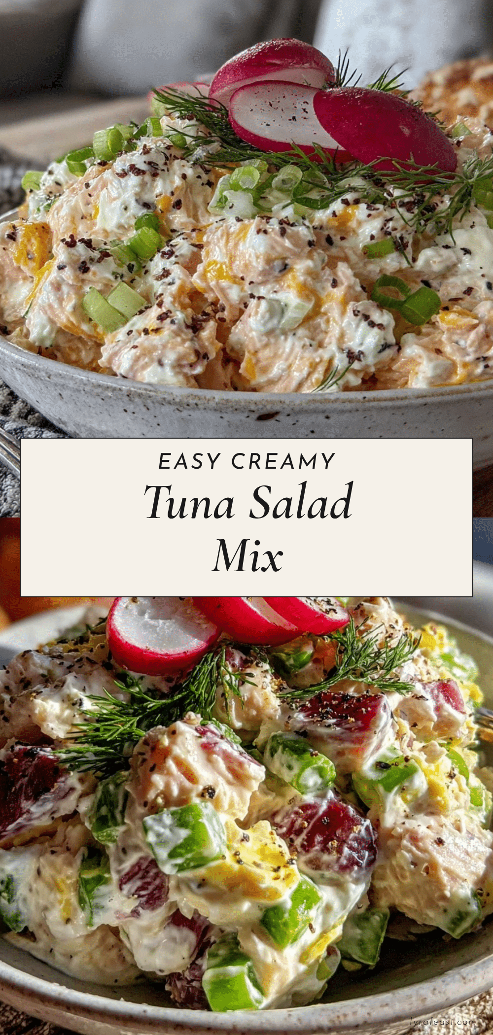 easy creamy tuna salad recipe
