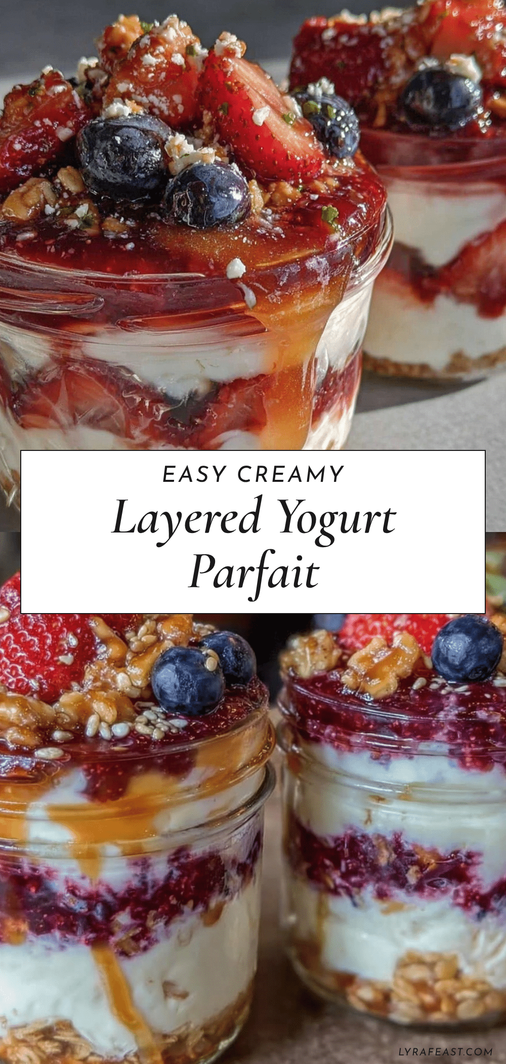easy creamy yogurt parfait recipe