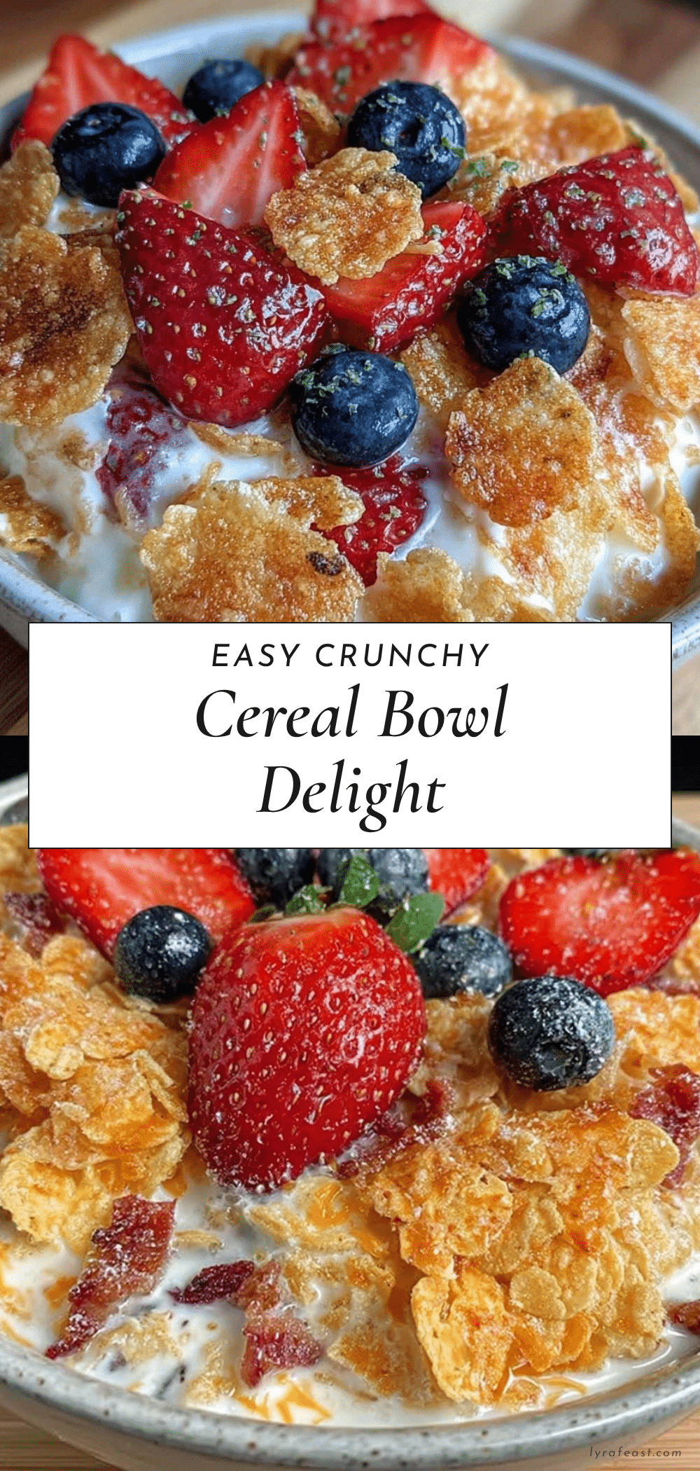 easy crunchy cereal bowl delight recipe