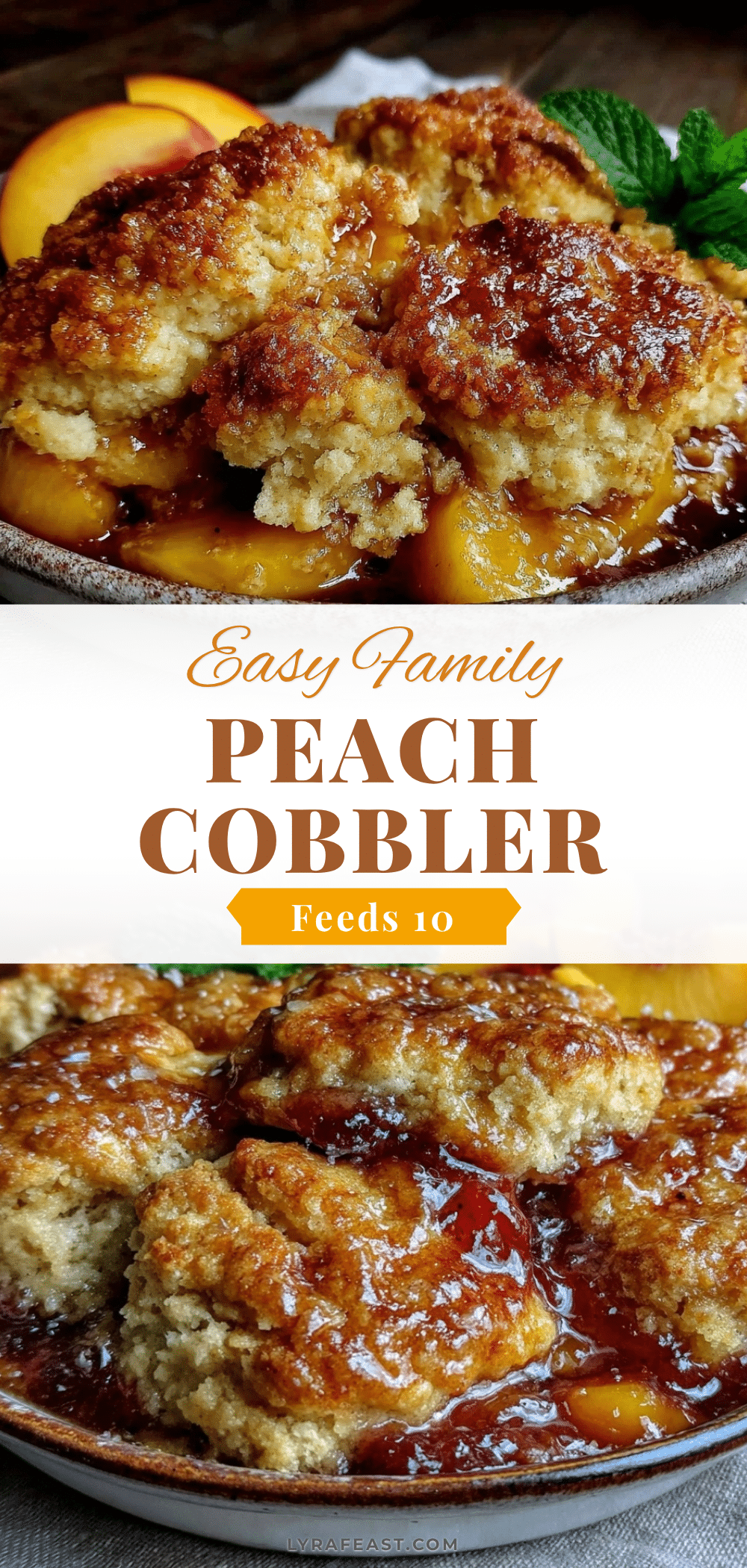 easy family peach cobbler recipe recipe