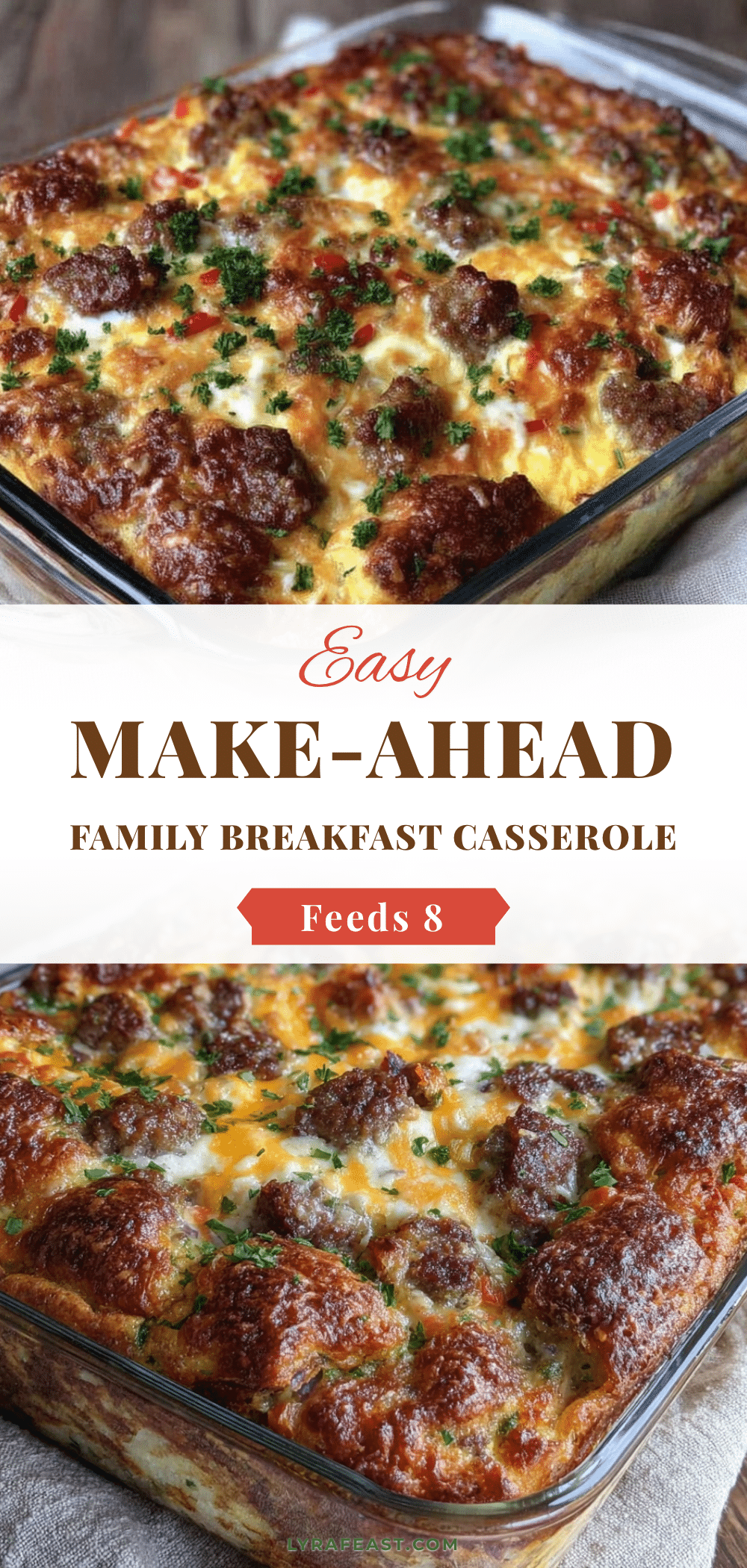 easy family-size breakfast casserole recipe